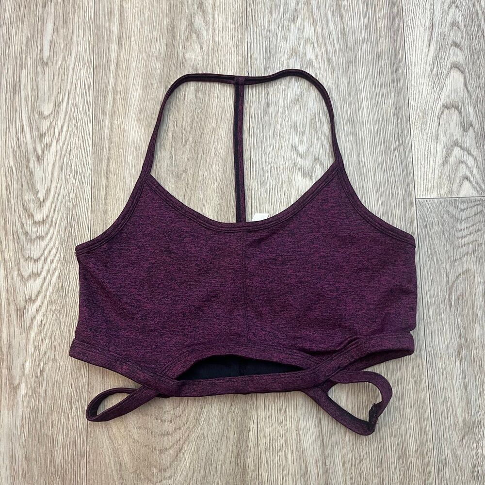 Free People Movement Infinty T Back Sports Bra Wine size medium